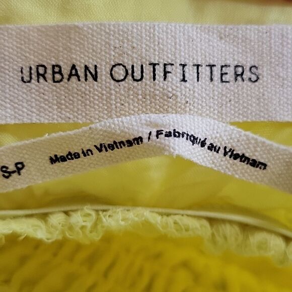 URBAN OUTFITTERS Reina Yellow Maxi Dress Size Small - Picture 12 of 13